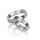 Trauringe / Partnerringe Silber mit Brillant
