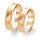 Trauringe Rotgold mit Brillant