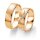 Trauringe Rotgold mit Brillant