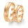 Trauringe Rotgold mit Brillant
