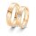 Trauringe Rotgold mit Brillant
