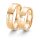 Trauringe Rotgold mit Brillant