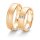 Trauringe Rotgold mit Brillant