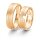 Trauringe Rotgold mit Brillant