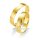 Trauringe Gelbgold mit Brillant