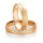 Trauringe Rotgold mit Brillant