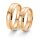 Trauringe Rotgold mit Brillant
