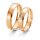 Trauringe Rotgold mit Brillant
