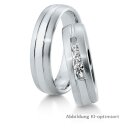 Trauringe Platin mit Brillant