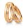 Trauringe Rotgold mit Brillant