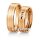 Trauringe Rotgold mit Brillant