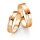 Trauringe Rotgold mit Brillant