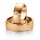 Trauringe Rotgold mit Brillant