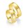 Trauringe Gelbgold mit Diamant