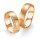 Trauringe Rotgold mit Brillant
