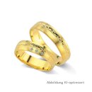 Trauringe Gelbgold mit Brillant