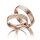 Trauringe Rotgold mit Brillant