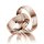 Trauringe Rotgold mit Brillant