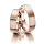 Trauringe Rotgold mit Brillant