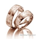 Trauringe Rotgold mit Brillant