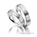 Trauringe Platin mit Brillant