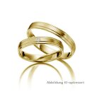 Trauringe Gelbgold mit Brillant