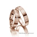 Trauringe Rotgold mit Brillant