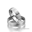 Trauringe Palladium mit Brillant
