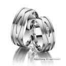 Trauringe Platin mit Brillant