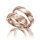 Trauringe Rotgold mit Brillant