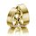 Trauringe Gelbgold mit Brillant