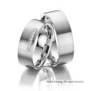 Trauringe Platin mit Brillant