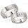 Trauringe / Partnerringe Silber mit Zirkonia
