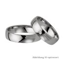Trauringe Platin mit Brillant