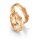 Trauringe Rotgold mit Brillant