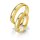 Trauringe Weißgold/Gelbgold mit Brillant