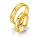 Trauringe Gelbgold mit Brillant