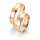 Trauringe Rotgold mit Brillant