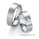 Trauringe Platin mit Baguette-Diamant