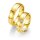 Trauringe Gelbgold mit Brillant