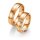 Trauringe Rotgold mit Brillant