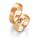 Trauringe Rotgold mit Brillant