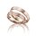 Trauringe einfarbig Rotgold mit Brillant