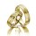 Trauringe einfarbig Gelbgold mit Brillant
