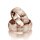 Eheringe einfarbig Rotgold mit Brillant
