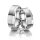 Eheringe einfarbig Platin mit Brillant