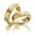 Eheringe einfarbig Gelbgold mit Brillant