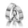 Eheringe einfarbig Platin mit Brillant