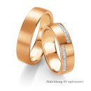 Eheringe Rotgold mit Brillant