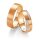 Eheringe Rotgold mit Brillant
